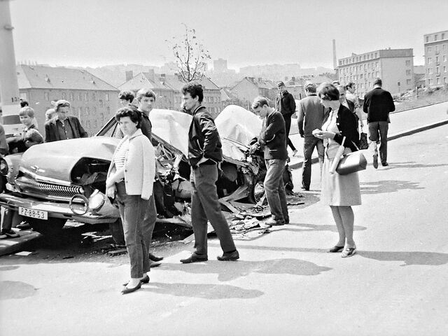Invaze vojsk Varšavské smlouvy, Dejvice, archiv Petra Benesche   